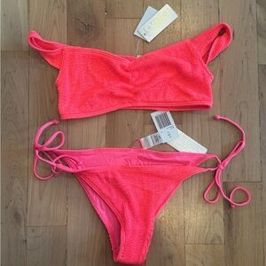 L*Space Neon Pink Bikini Set